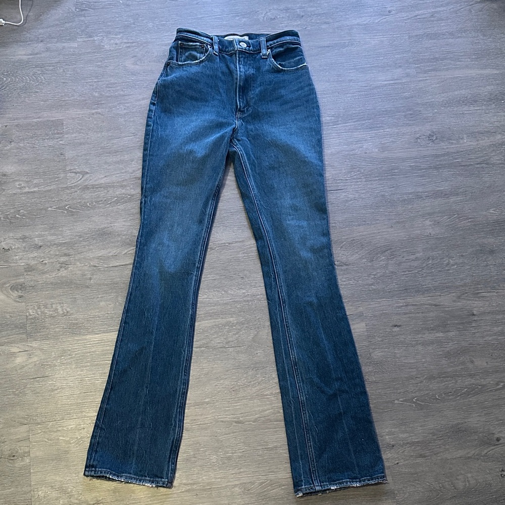 Abercrombie and Fitch 70s vintage flare 24 long, ultra high rise